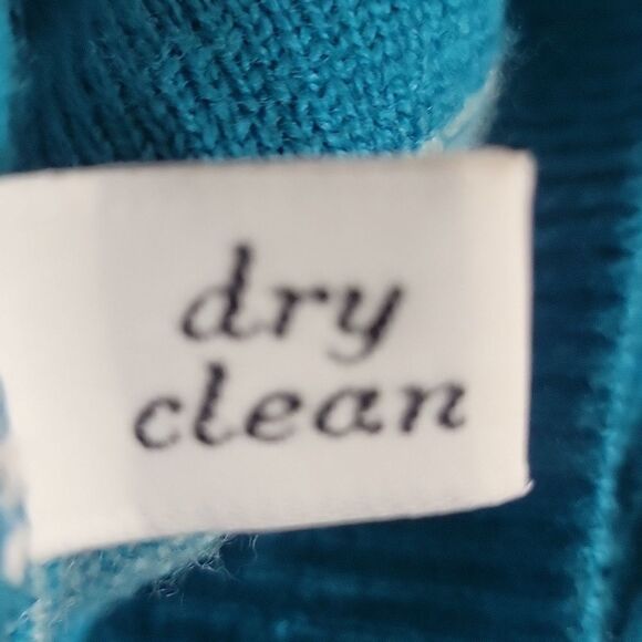 Pendleton Woolen Mills made in USA Vintage size S Teal/Purple Sweater Vest Wool - Picture 4 of 4